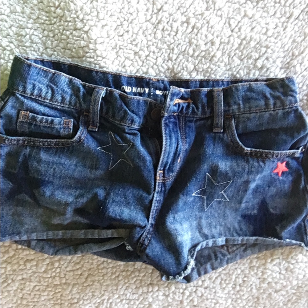 Star Denim Shorts